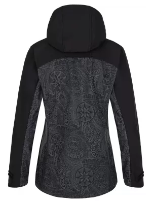 Jachetă softshell de damă KILPI RAVIA-W SL0124KI GRI ÎNCHIS