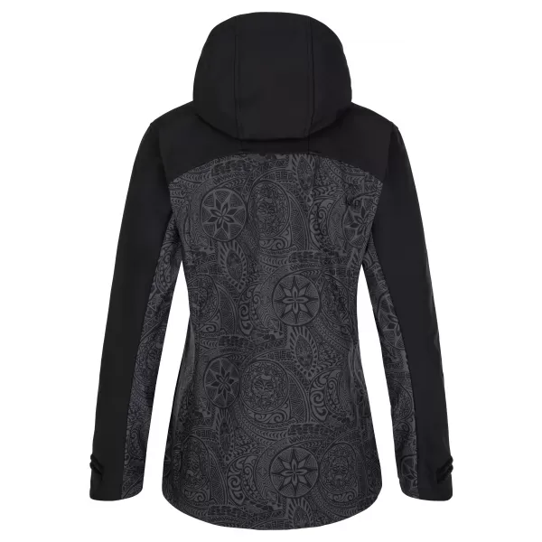  Jachetă softshell de damă KILPI RAVIA-W SL0124KI GRI ÎNCHIS 