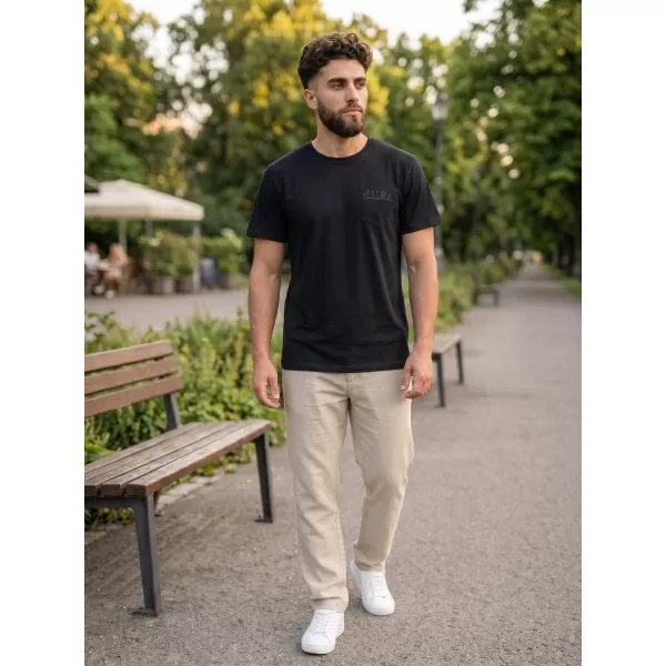  Tricou pentru bărbați SAM 73 QUARIP MT 812 NEGRU 
