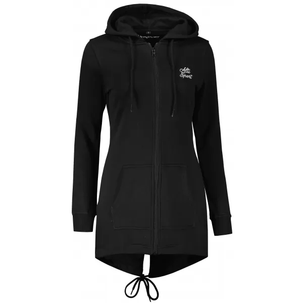  Hanorac prelungit dama ALTISPORT BYB/ALW056BY148 ALB-NEGRU 