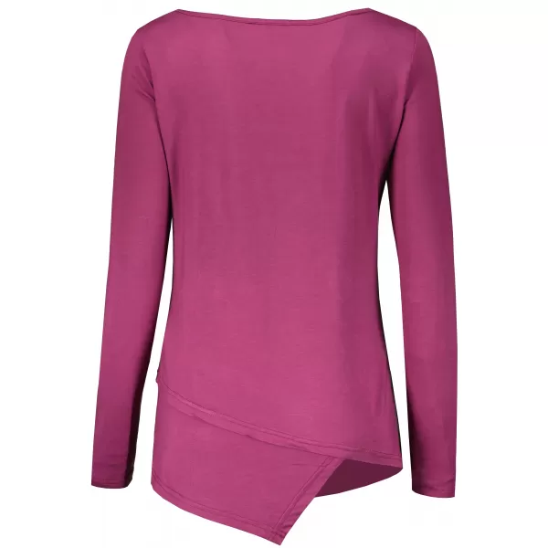  Tricou pentru femei KIXMI ORIANA BURGUNDIA 