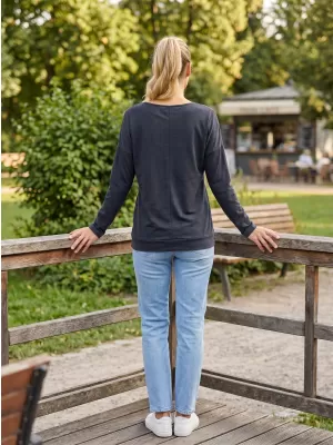 Tricou pentru femei SAM 73 AZUKA WT 870 NEGRU