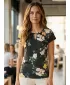 Tricou pentru femei KIXMI ORNELLA NEGRU