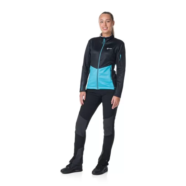  Hanorac funcțional de damă KILPI TEAM FLEECE-W SL0201KI ALBASTRU DESCHIS 