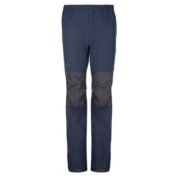  Pantaloni softshell pentru copii KILPI RIZO-J SJ0405KI ALBASTRU ÎNCHIS 