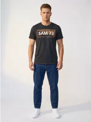 Tricou pentru bărbați SAM 73 FENRI MT 814 NEGRU
