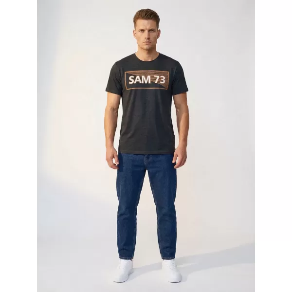  Tricou pentru bărbați SAM 73 FENRI MT 814 NEGRU 
