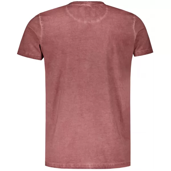  Tricou pentru bărbați KIXMI OMER BURGUNDIA 