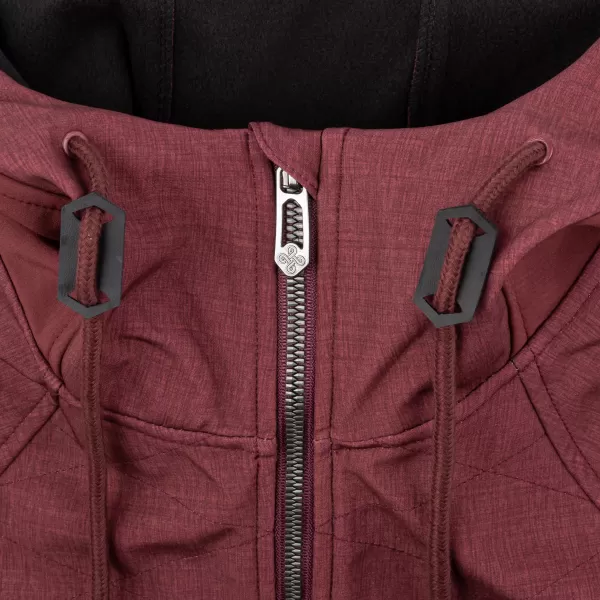  Palton softshell dama KILPI LASIKA-W SL0127KI ROȘU ÎNCHIS 