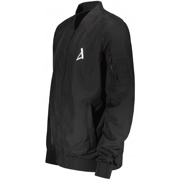  Jachetă bomber pentru bărbați ALTISPORT BYB/ALM002BY045 ALB-NEGRU 