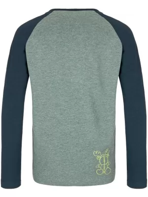 Tricou băiat cu mâneci lungi KILPI SONIER-JB SJ0301KI VERDE ÎNCHIS