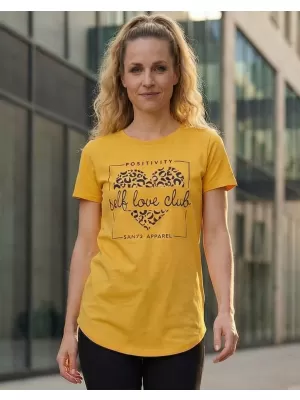 Tricou pentru femei SAM 73 INATHI WT 877 GALBEN MUȘTAR
