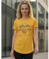 Tricou pentru femei SAM 73 INATHI WT 877 GALBEN MUȘTAR