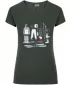 Tricou de damă cu mâneci scurte KILPI TORNES-W SL0303KI VERDE ÎNCHIS