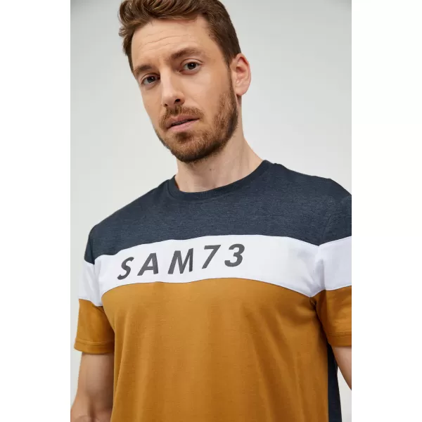  Tricou pentru bărbați SAM 73 KAVIX MT 815 MARO DESCHIS 