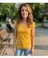 Tricou pentru femei ALTISPORT ZOLIA LSKX384 GALBEN