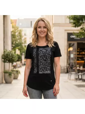 Tricou pentru femei KIXMI ODETTE NEGRU