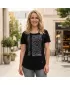 Tricou pentru femei KIXMI ODETTE NEGRU