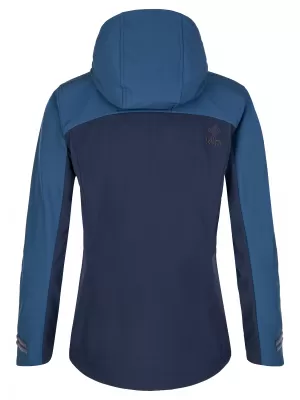 Jachetă softshell pentru femei KILPI RAVIA-W SL0124KI ALBASTRU ÎNCHIS
