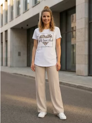 Tricou pentru femei SAM 73 INATHI WT 877 ALB