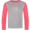 Tricou fetita cu maneca lunga KILPI SONIER-JG SJ0351KI GRI DESCHIS