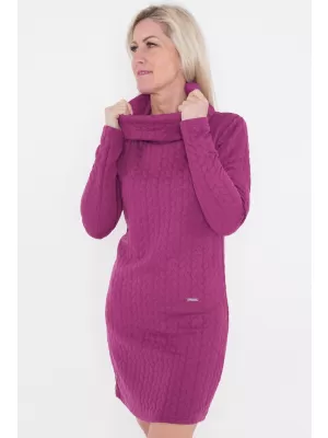 Rochie KIXMI OKTAVIA BURGUNDIA