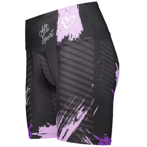  Jambiere scurte premium de damă ALTISPORT SWE/ALW01S03 VIOLET 