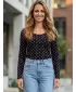 Tricou pentru femei ALTISPORT ONEDA LTSY941 NEGRU