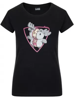 Tricou pentru femei KILPI ALBION-W SL0301KI NEGRU