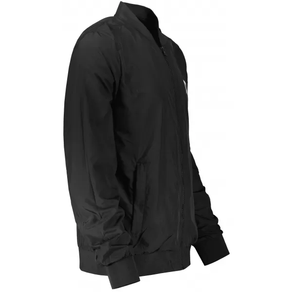 Jachetă bomber pentru bărbați ALTISPORT BYB/ALM002BY045 ALB-NEGRU 