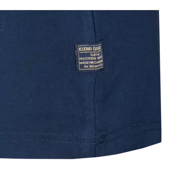  Tricou pentru bărbați KIXMI OCTAVIO ALBASTRU INCHIS 