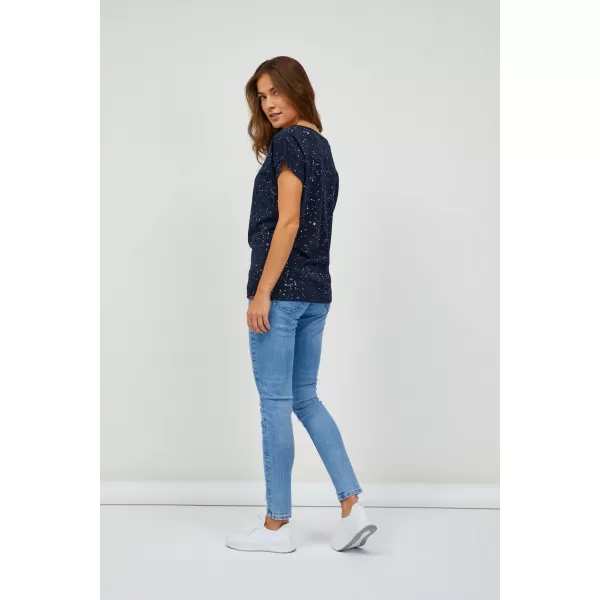  Tricou pentru femei SAM 73 HEQA WT 876 ALBASTRU ÎNCHIS 