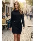 Rochie KIXMI OLIVIA NEGRU