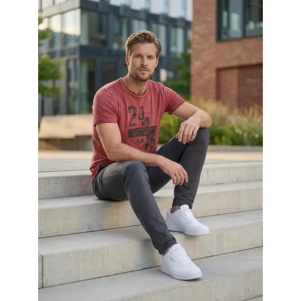  Tricou pentru bărbați KIXMI OMER BURGUNDIA 