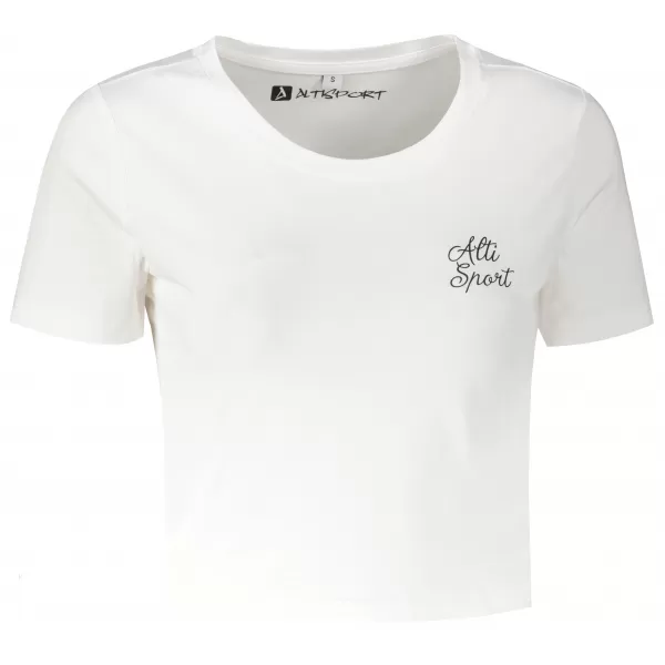  Tricou crop top dama ALTISPORT BYB/ALW056BY042 ALB 