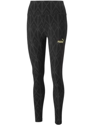 Jambiere de damă PUMA POWER DECO GLAM TIGHTS 671759-01 NEGRU