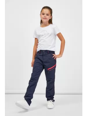 Pantaloni pentru copii SAM 73 MARISOL KK 504 ALBASTRU/ROZ