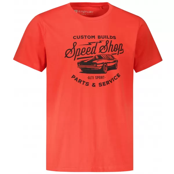  Tricou pentru bărbați ALTISPORT MAAS MTSX748 ROȘU 