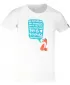 T -thirt ALPINE PRO WORLDO KTSY411 ALB/ALBASTRU