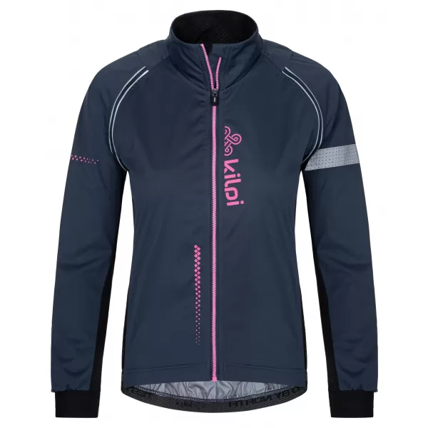  Jachetă softshell de damă KILPI ZAIN-W SL0122KI ALBASTRU ÎNCHIS 