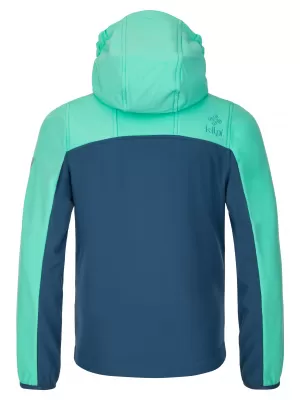 Jachetă softshell pentru fetiță KILPI RAVIA-JG SJ0155KI TURCOAZ