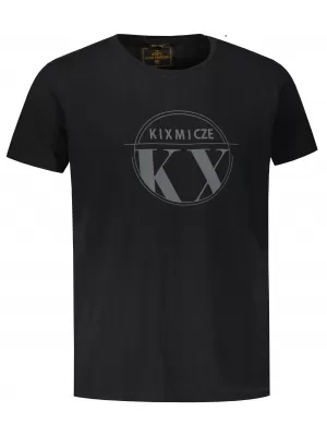 Tricou pentru bărbați KIXMI OCTAVIO NEGRU