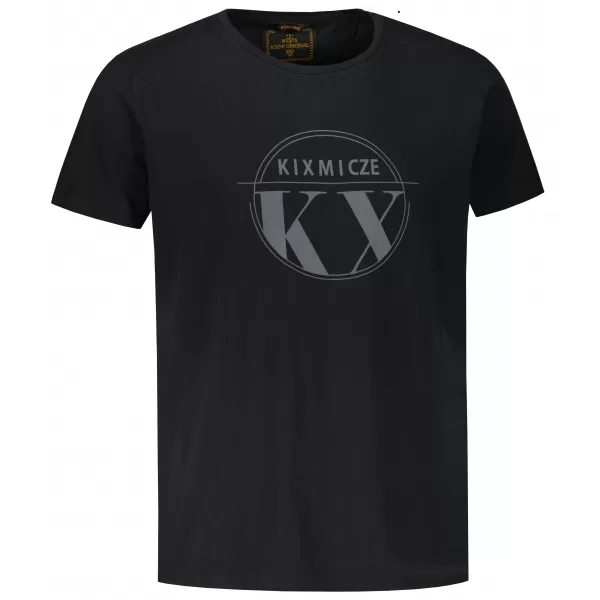  Tricou pentru bărbați KIXMI OCTAVIO NEGRU 