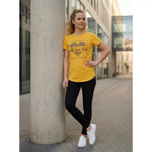  Tricou pentru femei SAM 73 INATHI WT 877 GALBEN MUȘTAR 