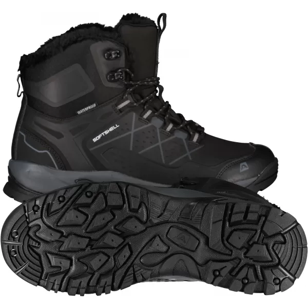  Pantofi pentru bărbați ALPINE PRO GILLEY UBTY315 NEGRU 