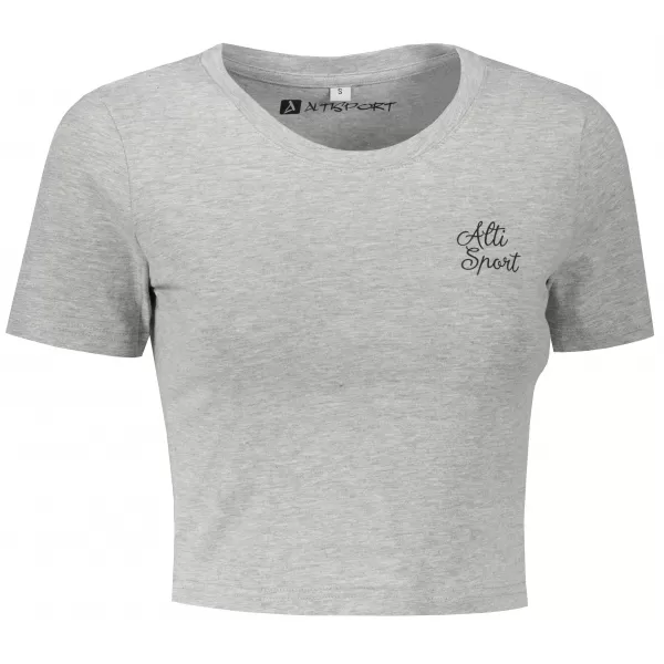  Tricou crop top dama ALTISPORT BYB/ALW056BY042 GRI 