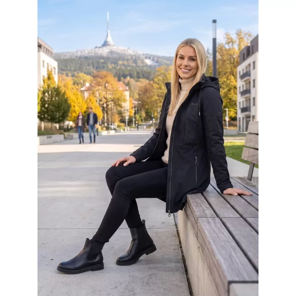  Palton softshell dama KIXMI ORLENA NEGRU 