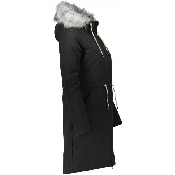  Palton de femei ALTISPORT HOREMA LCTY187 NEGRU 
