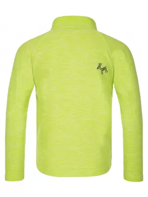 Hanorac fleece pentru copii KILPI ALACANT-J SJ0204KI VERDE DESCHIS