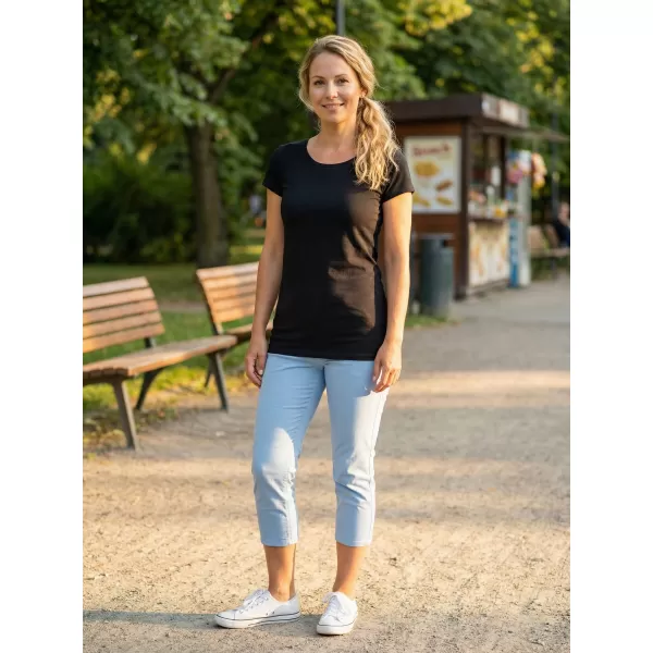  Tricou pentru femei ALTISPORT ZOLIA LSKX384 NEGRU 